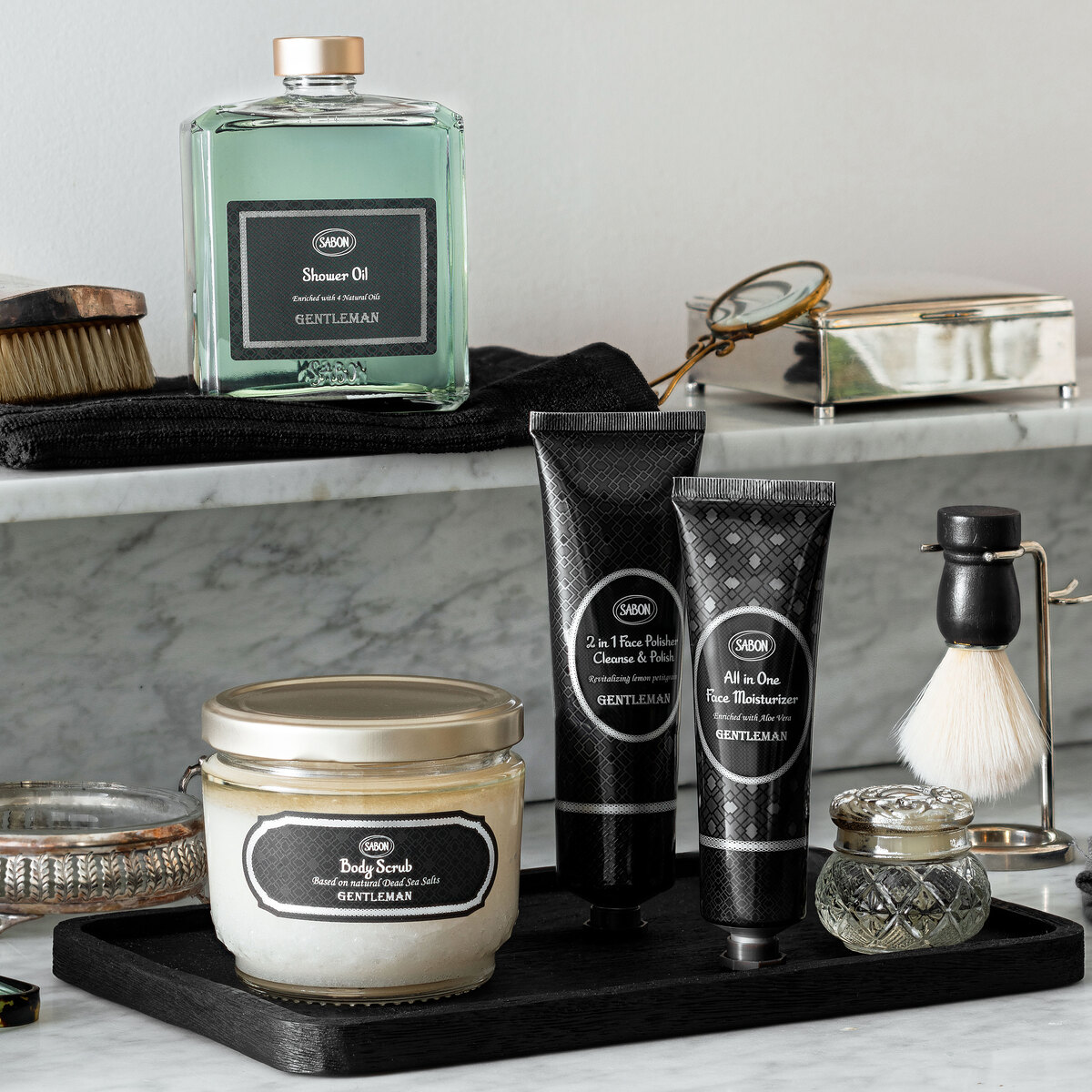 Gentleman Cleanse Scrub Duo Gift Set – SABON